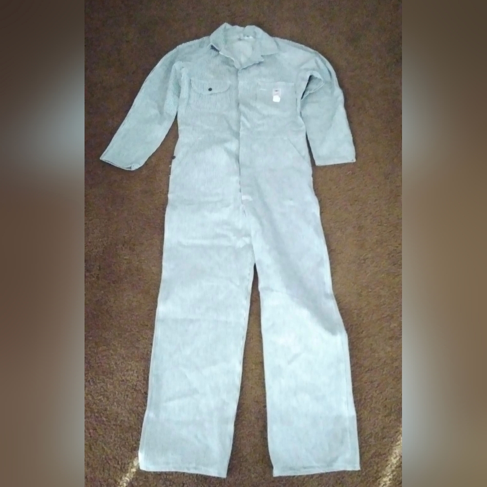 DEADSTOCK Super Rare Vintage GWG Red Strap Striped Overalls